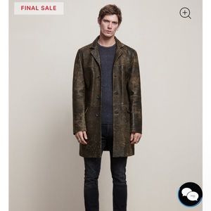 3/4 length sheep skin coat John varvatos